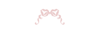 Illustration délicate d'un nœud rose pastel avec des volutes ornementales