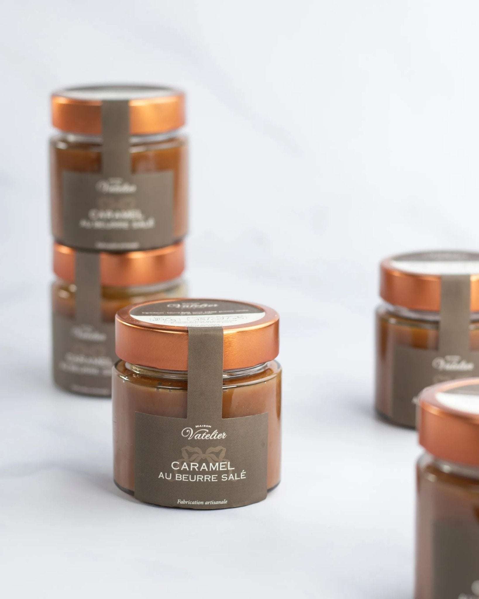 Caramel au beurre salé en pot - Maison Vatelier