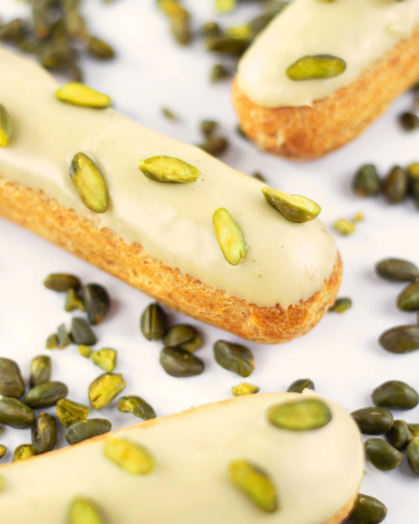 Eclair Pistache - Maison Vatelier